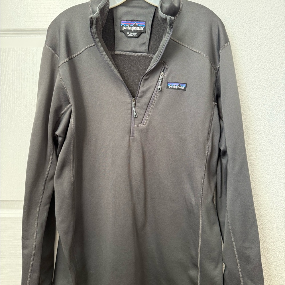 Patagonia Charcoal Fleece-Lined Jacket